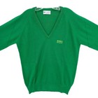 Pickering Vintage Sweater Pullover V-neck Abc Radio Network Logo Euc Sz Medium
