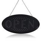 Animated Oval Led Neon Light Open Sign Super Size U161