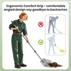 Stainless Steel Chicken Poop Scooper   Rake - Heavy-duty 2-in-1 Sand Sifter