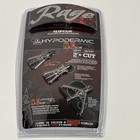 Rage Hypodermic No Collar 2-blade Broadhead  100 Grain  Stainless Steel Blades