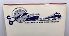 Vtg Chesapeake And Ohio Railway Company Letterhead Notepad 7  X 4 1 4  32 Sheets