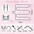Upgraded Dg47-00045a Broil Heating Element Heater Oven For Samsung Ne595r0absr