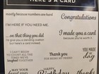 Stampin Up  Here s A Card Cling Stamp Set  149438 Brand New Sentiments Fun