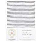 Burt   s Bees Baby Striped Fitted Crib Sheet Organic Cotton