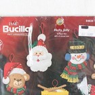 Plaid Bucilla Felt Ornament Kit Holly Jolly 84820 Christmas Holiday 8 Piece Set