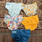 Alvababy Cloth Diapers One Size Cover Adjustable Washable  lot Of 5  No Inserts