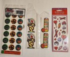 Vtg Sticker Lot Scratch And Sniff   Hearts Candy  Ice Cream Sunday  Stinky Foul