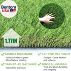 Luxurious Artificial Grass 1 77 Inch Pile Height Ultrathick Turf 7 X 15 Feet ind