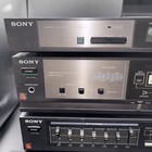 Sony Audio Stack System St-jx205 Tuner  Ta-ax205 Amp  Seq120 Equalizer Tested