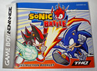 Sonic Battle Nintendo Gameboy Advance Gba Box   Manual Only No Game  authentic 