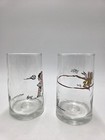 2 Vintage 1981 Arby s     B c  Ice Age Collector s Series Glasses      hart Comics
