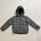 The North Face Baby Thermoball Hooded Puffer Gray 6-12 Months Perfect Conditions