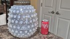Large Antique White Hobnail Opalescent Globe Shade For Banquet Or Hanging Lamp