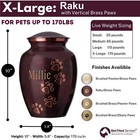 Ottillie Paws Elite Series Personalized Pet Urn For Dogs And Cats - Pet Memor   