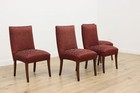 Set Of 4 Vintage Upholstered Dining Or Game Table Chairs  54235