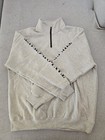 Size L - Taylor Swift The Eras Tour Ll 2024 Ttpd Grey Quarter Zip Pullover