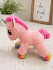 Toy Time Rainbow Unicorn Plush Lot Of 2 New Pink Purple Stuffed Animals 9 