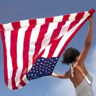 2 Pack 3x 5ft American Flag Us Flag With Brass Grommets Nylon Flag Usa Flag Star