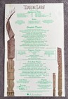 Tahitian Lanai Tiki Restaurant Waikikian Hotel Vintage Menu  Mid Century Modern