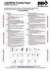 Ppd Inkjet Iron-on White And Light Colored T Shirt 8 5 X 11 10 Sheets