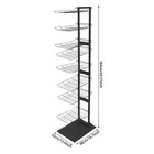 Hat Storage Rack Floor Standing Hat Display Stand 9-tier Hat Holder For Homes