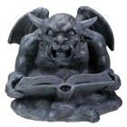 Gargoyle Reading A Book Medieval Statue Figurine Sculpture Statuette Decoration
