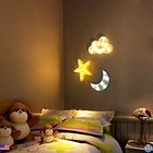 3pcs Led Night Lights Moon Star Cloud Lamp Decor For Kids   Adults Gifts