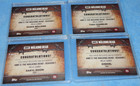 4 2017 Topps The Walking Dead Season 7 Relic Card Daryl R-dd  Sasha Ezekiel Tara