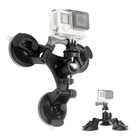 Triple Suction Cup Car Holder Mount For Gopro Hero 10 9 8 7 6 5 Dji Osmo Camera