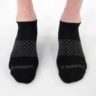 Men s Tab Ankle Socks 5 Pairs Black Cushioned Moisture Wicking Pack Nwt