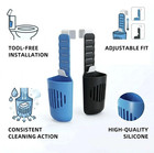 1pc Silicone Toilet Tank Tablet Holder Hanging Cleaner Dispenser Hanger - New