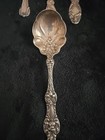 Antique Alvin Mfg  Co  Sterling Silver Berry   Serving Spoon 6  And 3 Other   
