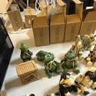 Encore Ceramic Animal Figurines Noah   s Ark  Frogs Sheep Pandas Giraffes Ducks