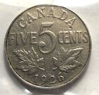 1926 Far 6 Canada 5 Cents  Iccs Graded Vg10