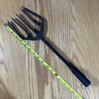 Antique Iron Fish Spear Eel Frog Gigging Fork Five Tine Original Piece