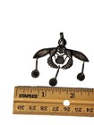 Vintage 925 Sterling Silver Minoan  the Bees Of Malia  Greek Pendant
