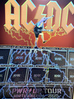 Official Ac dc Poster North American 2025 Powerup Tour Rainbow Foil Ap S n   100