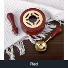 Wax Seal Warmer Kit Melting Furnace Spoon Wood Handle Sealing Wax Stamp Tool