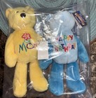 6 Limited Treasures Treasure Bears W hangtags Intact 1999 Vintage  Sealed  New 