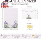 Elegant Floral Stationary Set Letter And Envelopes With 4 Unique Designs  Lined