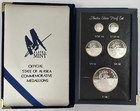 1996 Alaska Mint Official State Commemorative 999 Silver 5-coin Proof Set