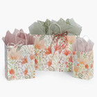 Garden Delight Design Gift Paper Bag Choose Size   Package Amount