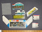 7pc 1970s Aurora Afx Slot Car Race Track Cardboard Decor Set