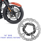 2pcs 14 0  Front Brake Rotor For Harley Street Road Glide Fltrxs Flhtk Fltru 