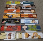 2007 Vending Machine Family Guy Giant Stickers  bumper Stickers  Full Box Of 240