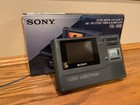 Vintage Sony Fdl-3500 Watchman Color 3 In Lcd Tv Am fm Stereo Alarm Clock In Box