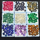 367 Ct 209 Pcs 9 Box Full Of Natural Multi Color Oval Gems Lot 6-9mm For Jewelry
