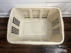 Rubbermaid Vintage Rectangular Laundry Basket No 2965 15 Almond Beige 1991 Prop