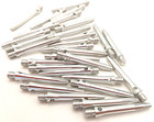30pcs X Retro Alloy Aluminium Darts Stems Shafts  10 Sets  Made In Britain 33mm