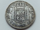 D155 - Peru Carlos Iv Silver 4 Reales  1790 Lima Mint     ij    Assayer 